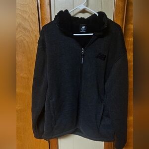 New Balance Mens Black Zip-Up Hoodie